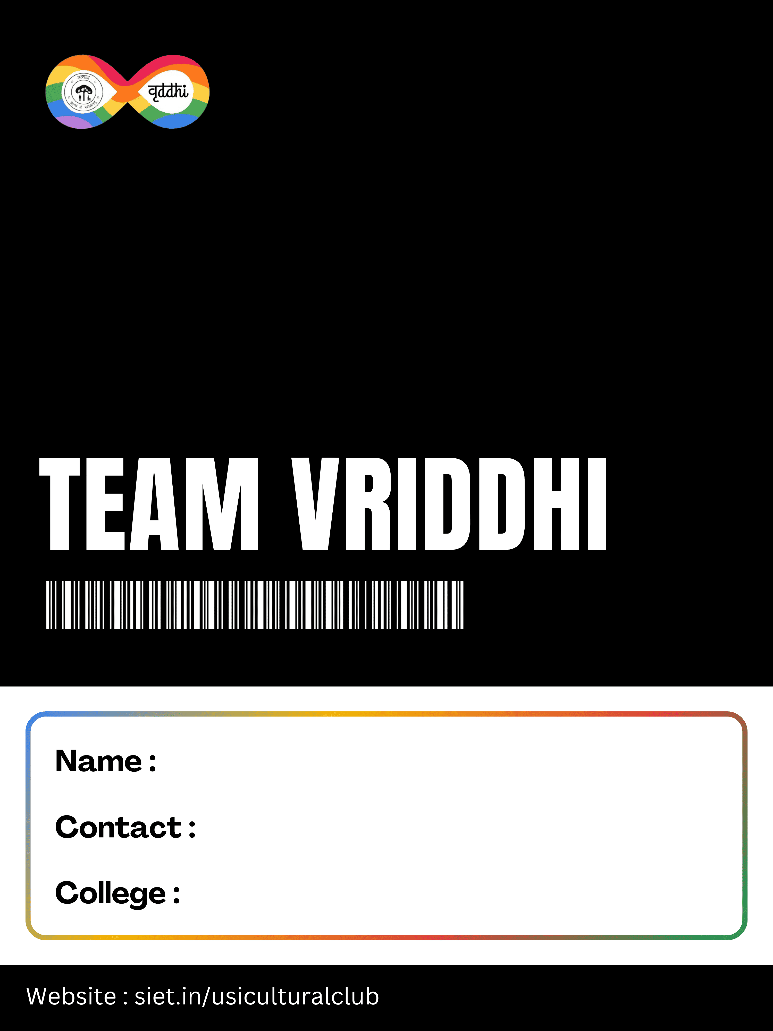 Vriddhi ID Card